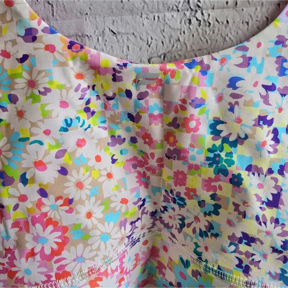 NWT Fabletics Harlyn Reversible Floral Midi Medium-Impact Sports Bra XL - Picture 5 of 11